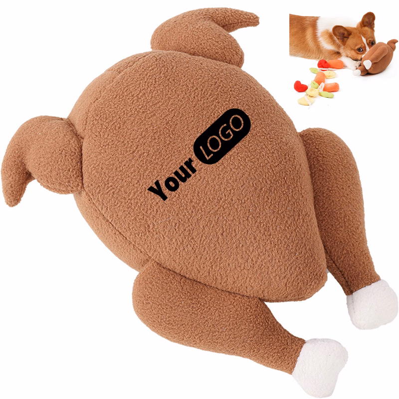 Polyester Slow Feeder Puppy Plush Toys