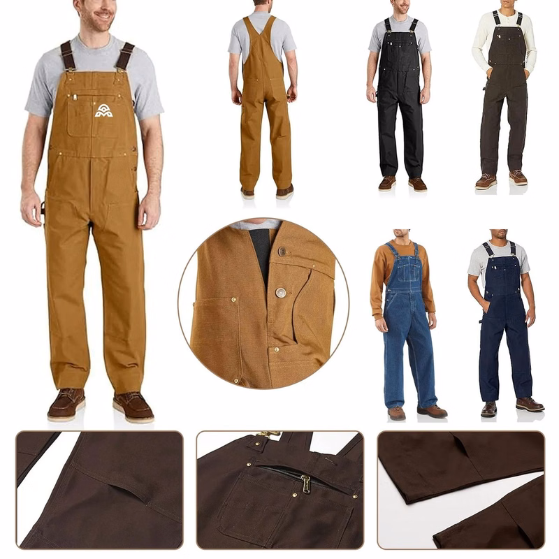 Adjustable Work Bib Overalls