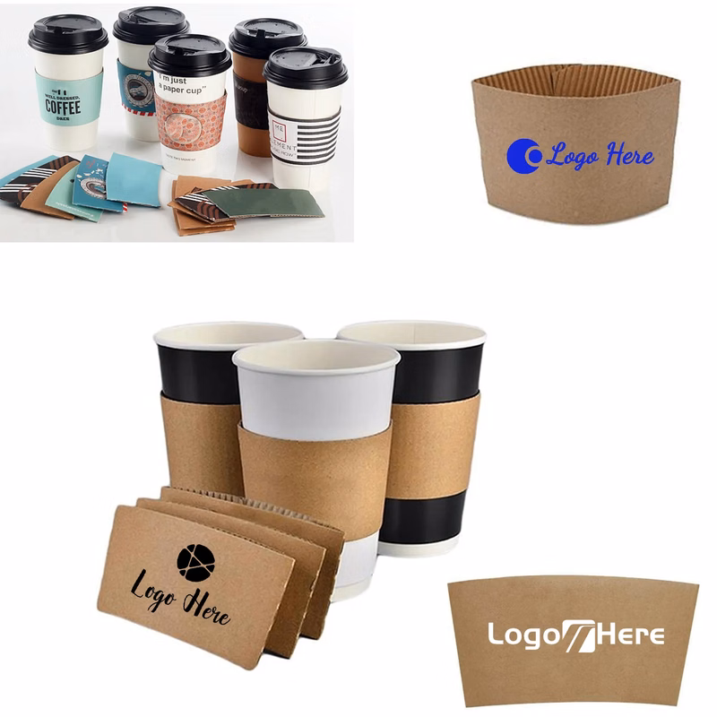 Heat Insulation Kraft Cup Coffee Sleeves