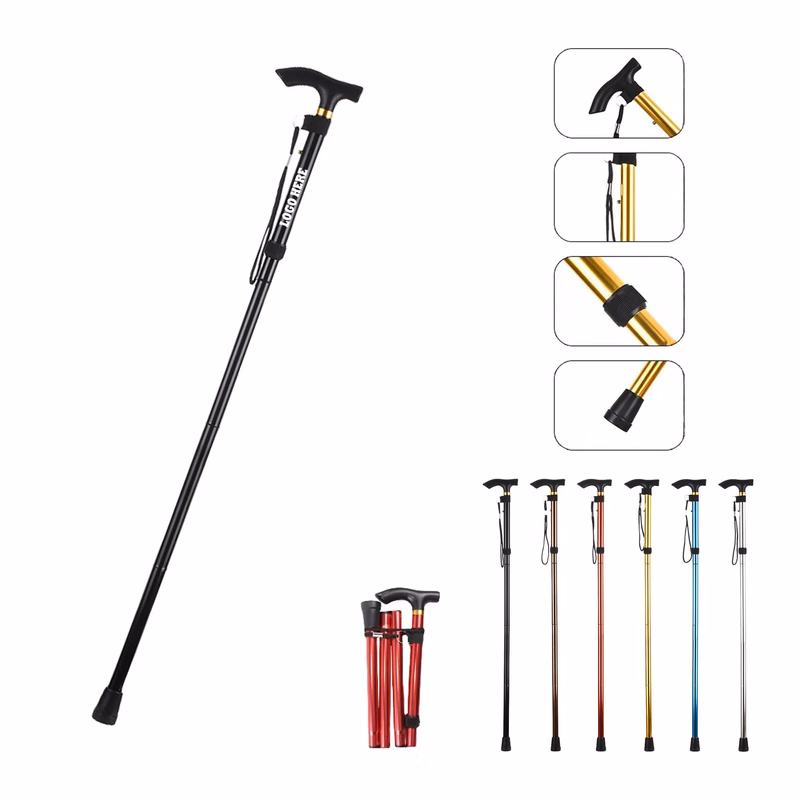 Five-Section Retractable Non-Slip Trekking Pole
