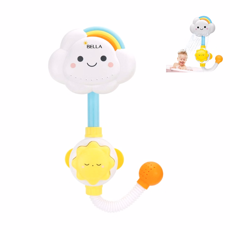 Baby Bath Spray Water Shower Toy Lovely Cloud Rainbow