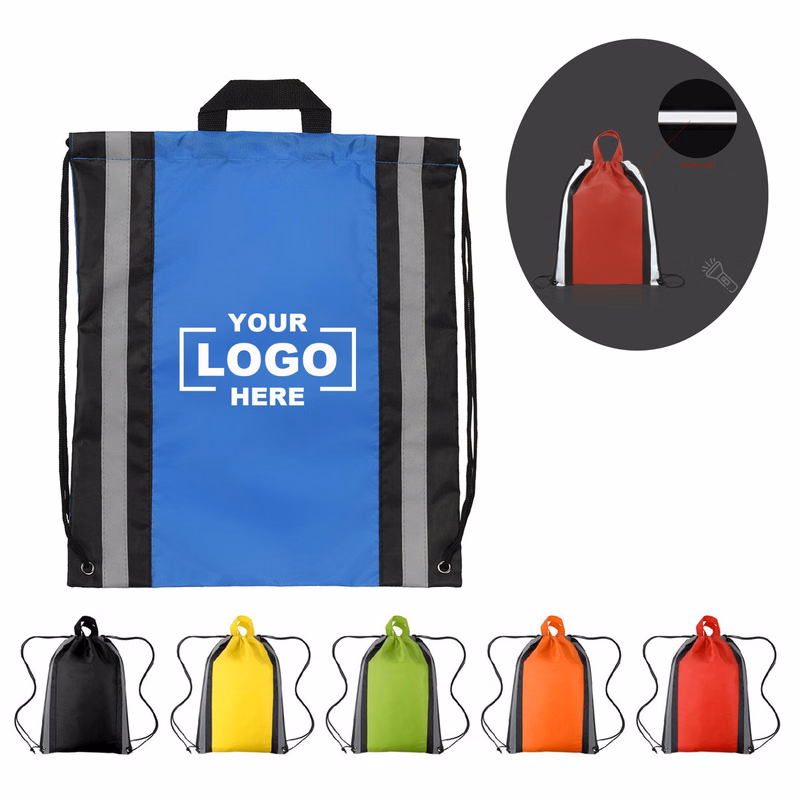 Reflective Lightweight Cinch Sack Backpack