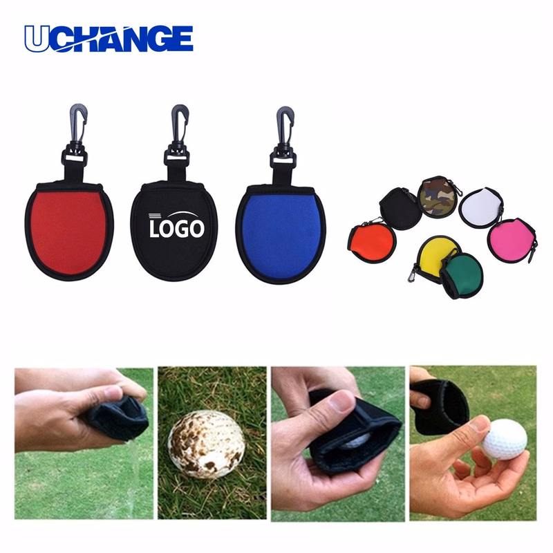 Portable Golf Ball Washer Cleaner Pouch for Hygiene