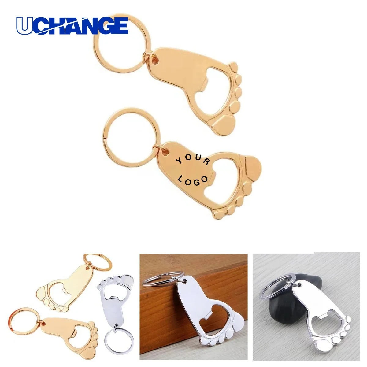 Zinc Alloy Keychain Cap Opener Tool for Travel Use 1