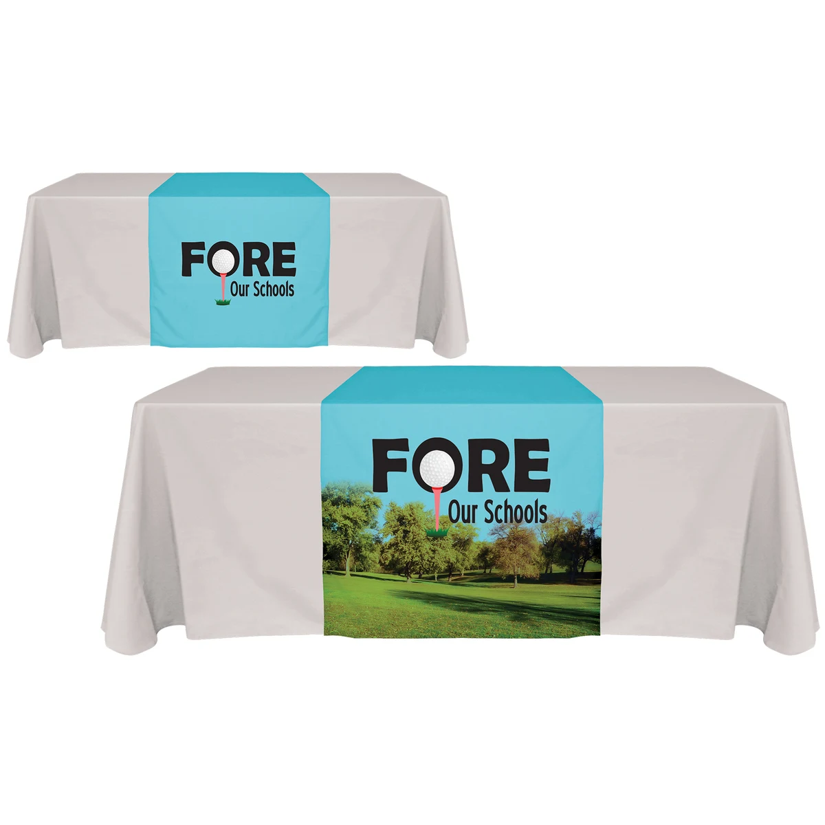 30" x 90" Digitally Printed Table Runners 1