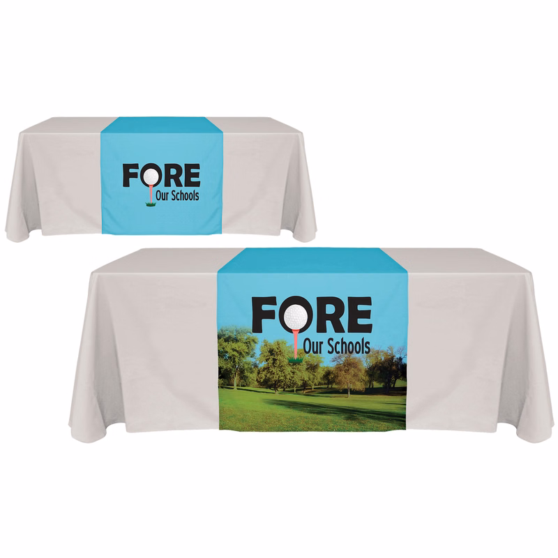 30" x 90" Digitally Printed Table Runners