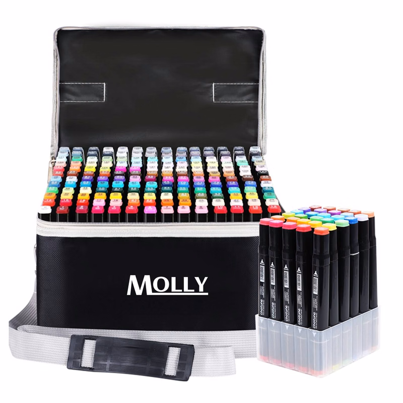 168-Color Dual Tip Art Sketch Markers Kit