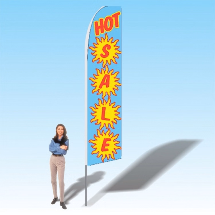 15FT Sale Hot Sale Advertising Banner Flag