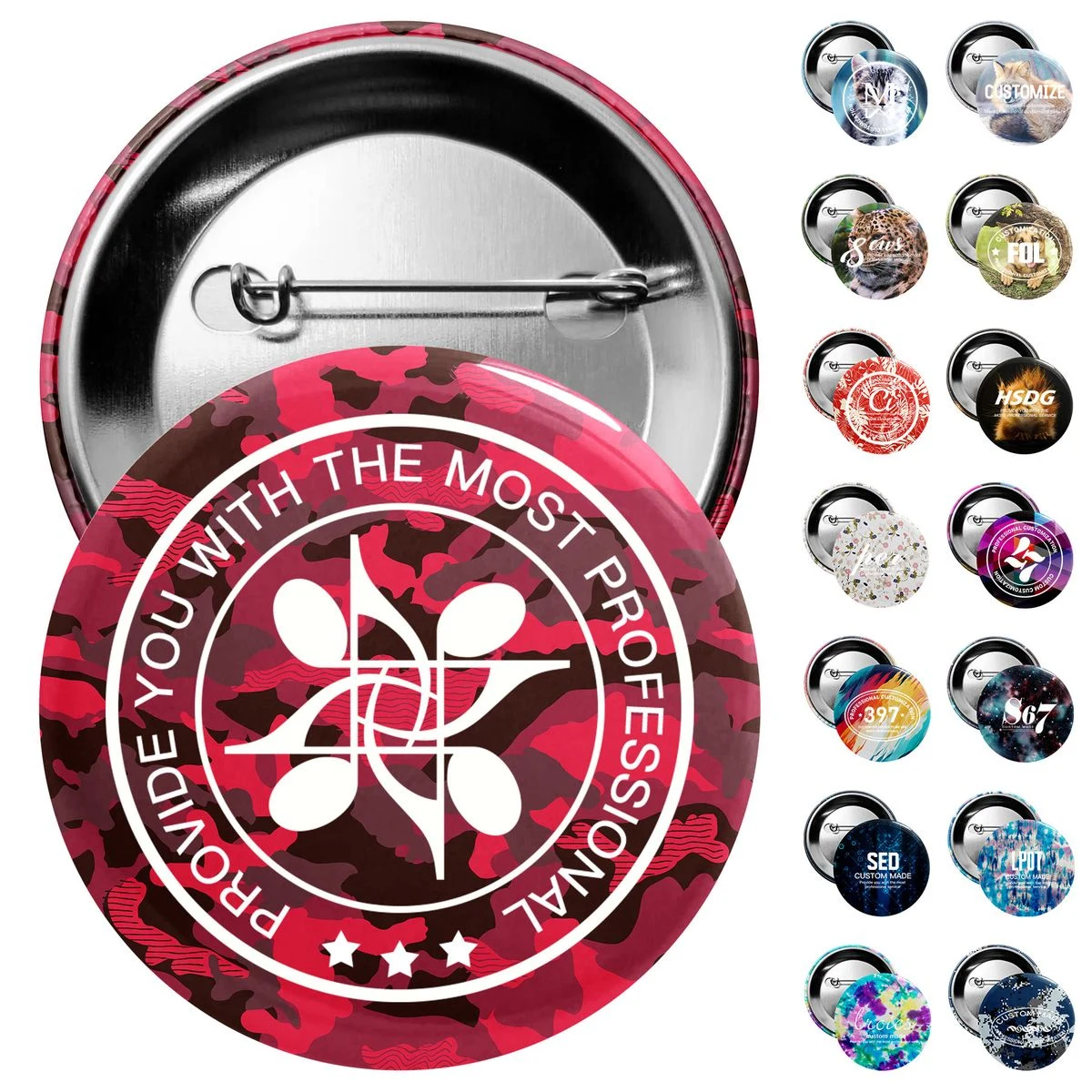 Tinplate Pin Badge 1