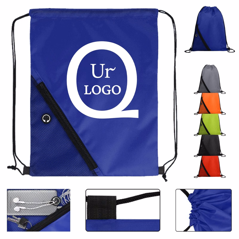 13.5X18.11 Inch Terylene Drawstring Backpack