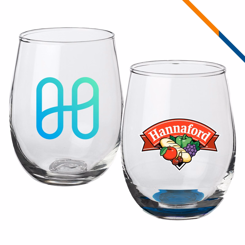 Mangia Stemless Wine Glasses - 17 OZ.