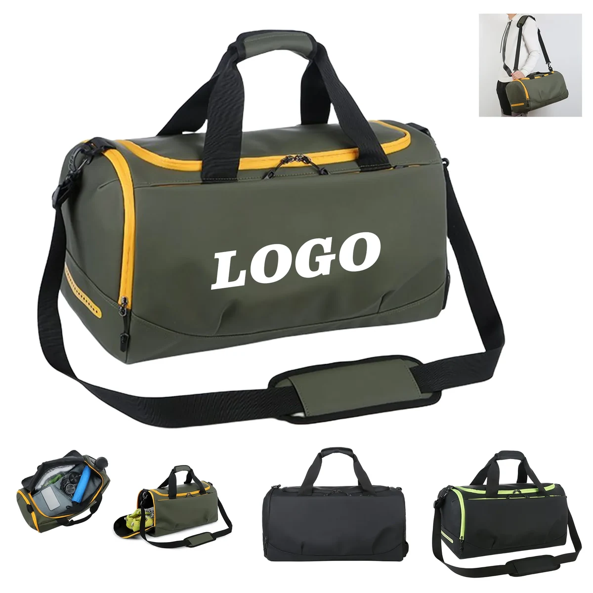 Heavy Duty Duffle Bag With End Pocket 1