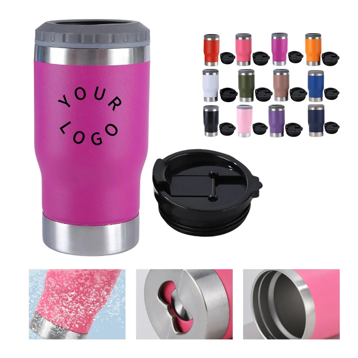 Vacuum Insulated Stainless Steel Can 14oz Capacity 1