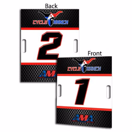 30 Second Sign: PVC Shape 720" sq in, .125" th