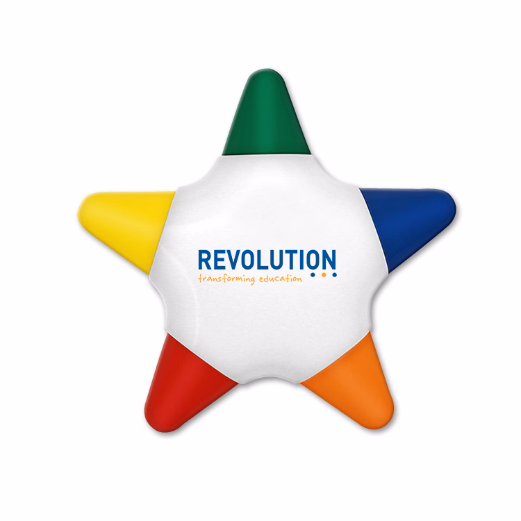 Crayo-Star 5 Color Star Shaped Crayon
