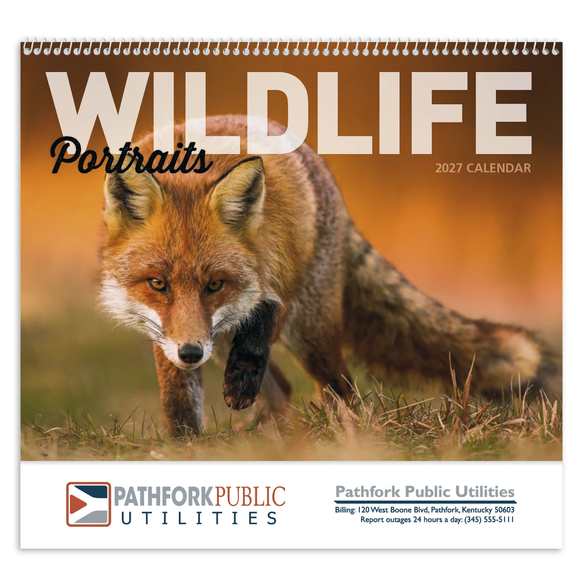 Good Value™ Wildlife Portraits - Spiral Calendar 1