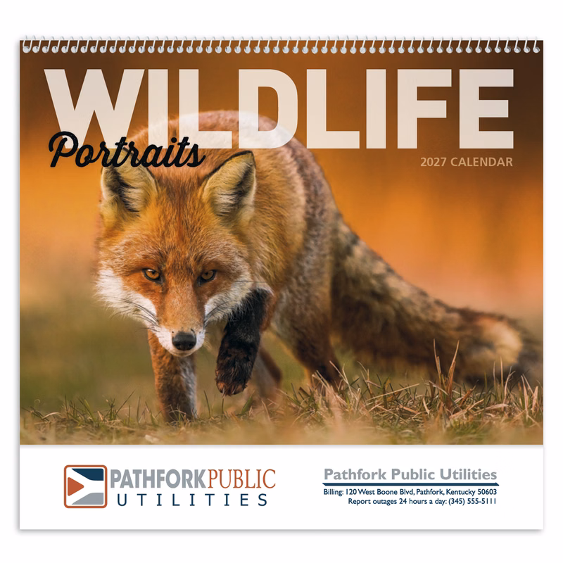 Good Value™ Wildlife Portraits - Spiral Calendar