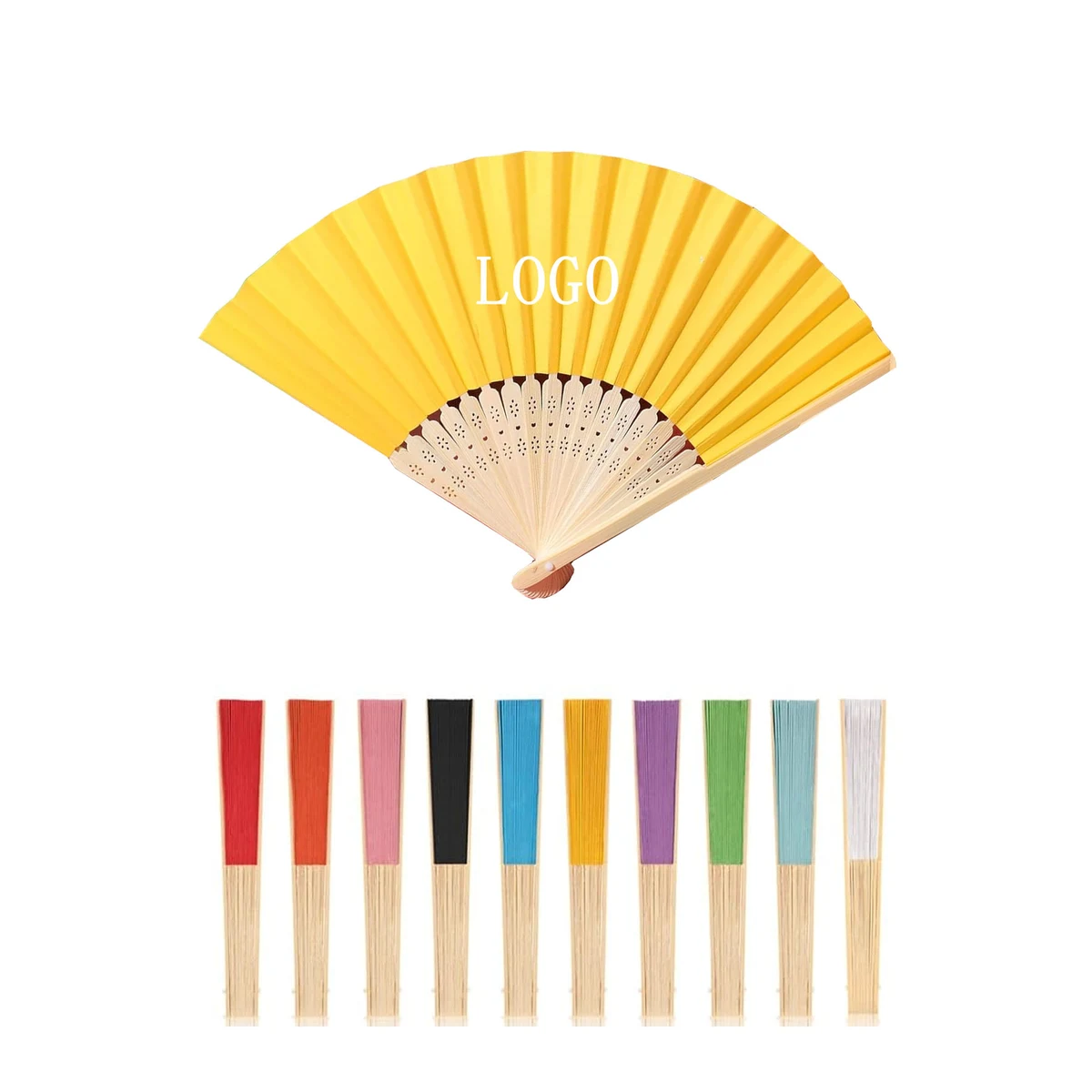 Folding Paper Hand Fans 1