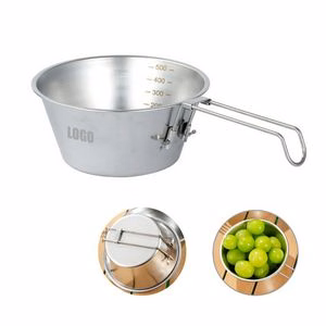 500 Ml Outdoor Foldable Handle Snow Slide Bowl