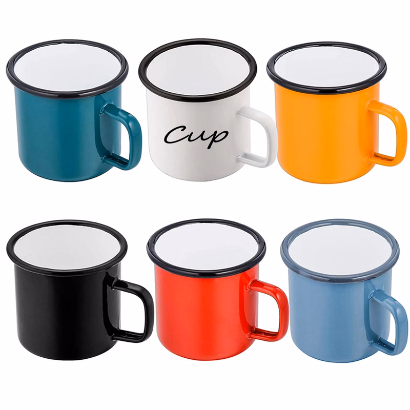 12oz Enamel Water Bottle
