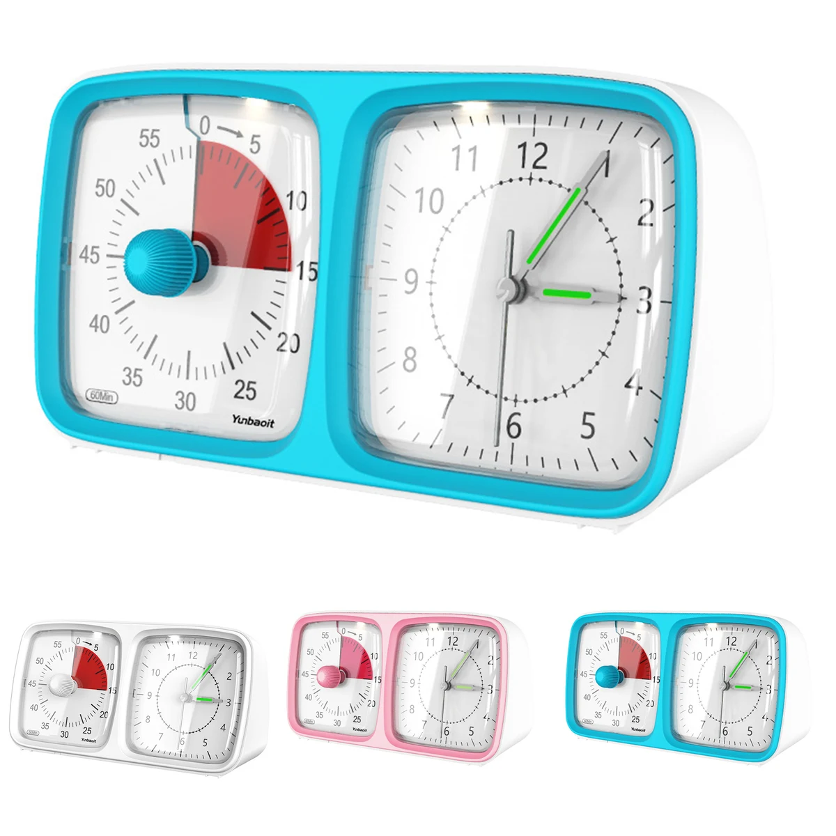 2 in 1 Visual Timer Alarm Clock 1