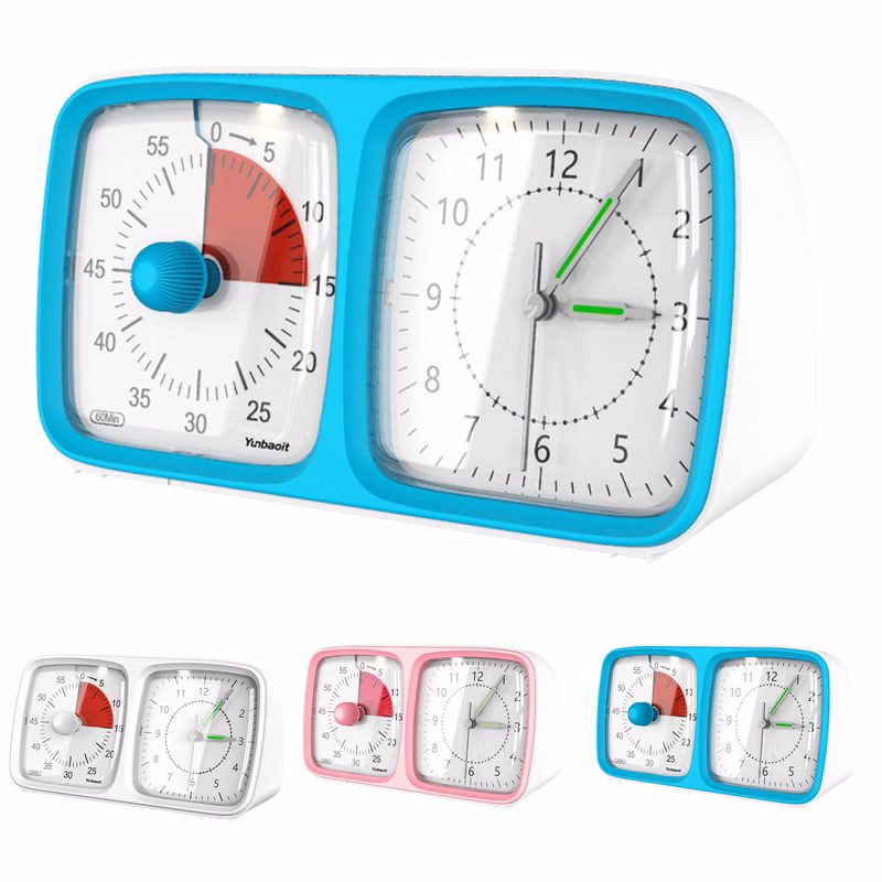 2 in 1 Visual Timer Alarm Clock