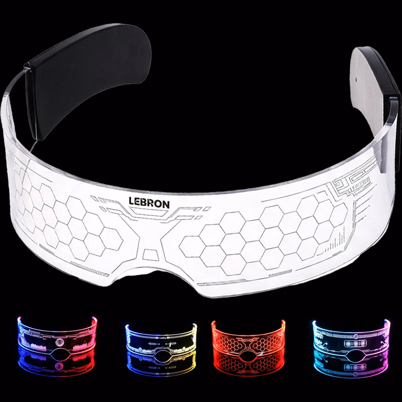 LED Cyberpunk Light-Up Glasses