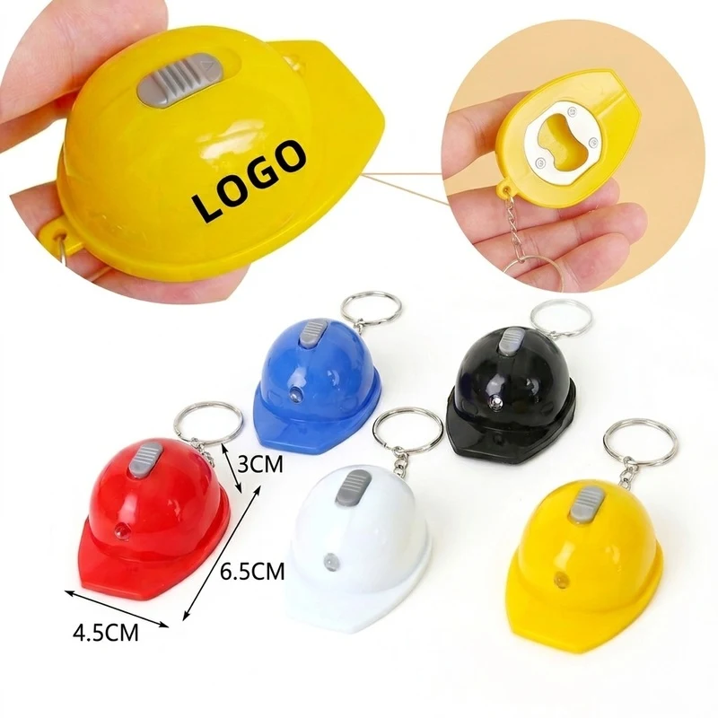 LED Helmet Bottle Opener W/ Keychain 1
