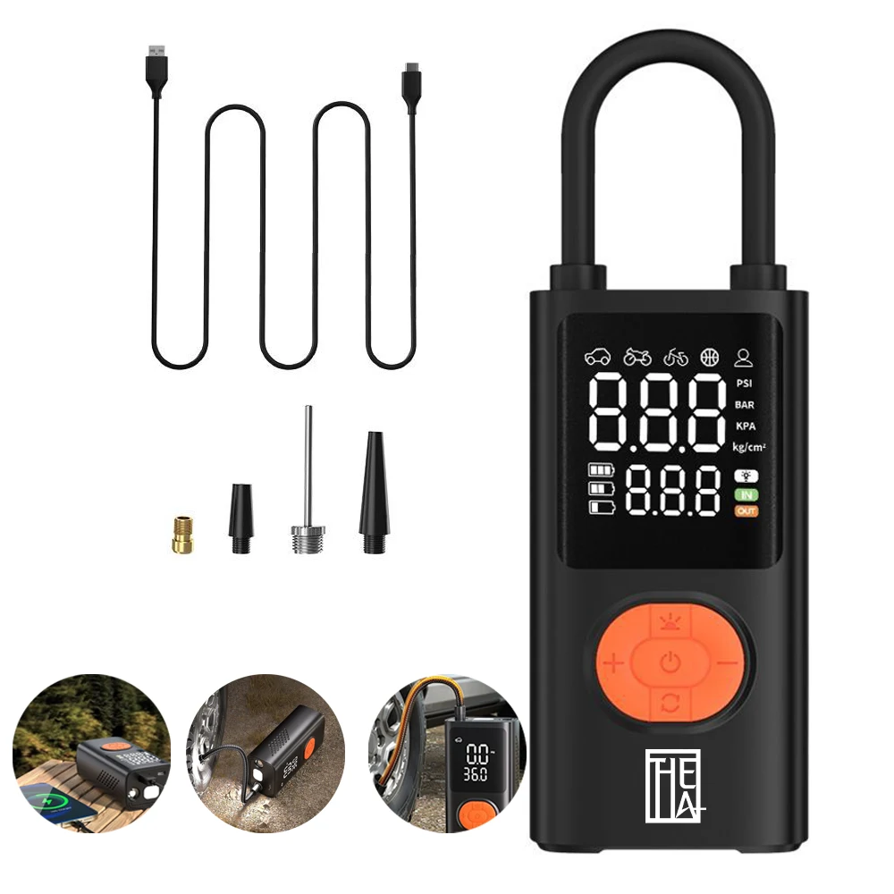 Cordless Air Pump 150PSI with Digital Gauge and Auto Stop 1