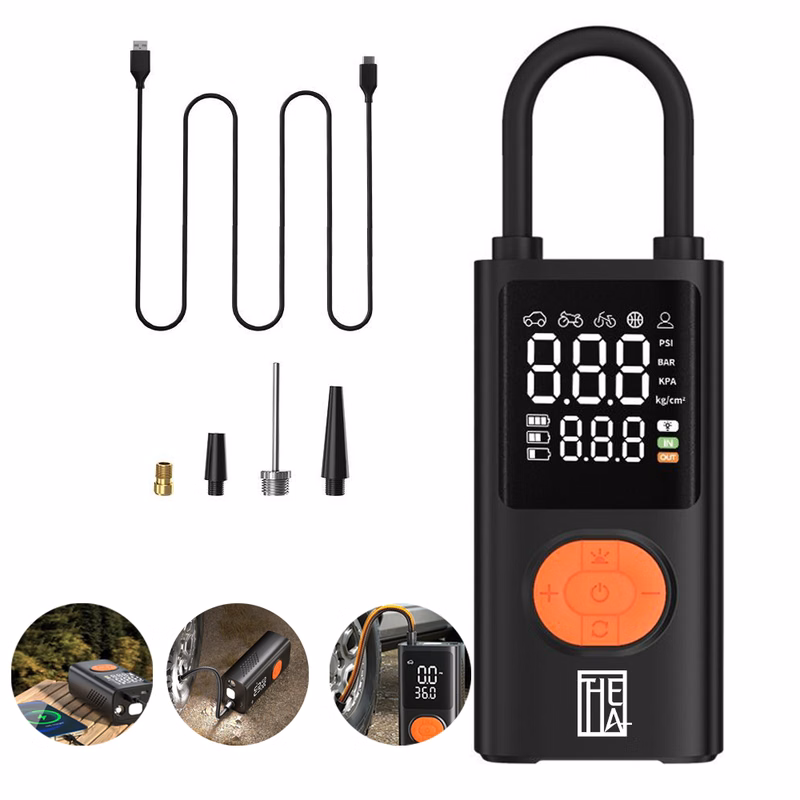 Cordless Air Pump 150PSI with Digital Gauge and Auto Stop