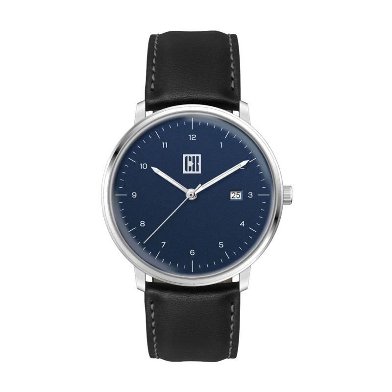 39MM SS SILVER CASE, 3-HAND MVT, DTE 1