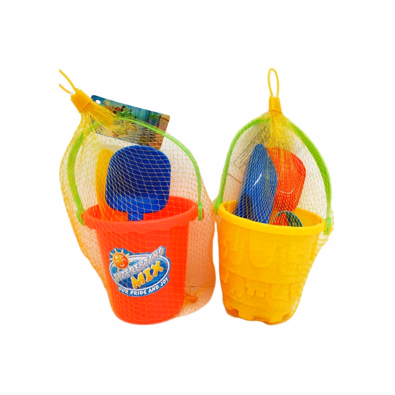 Beach Buckets with Accessories Assorted Colors