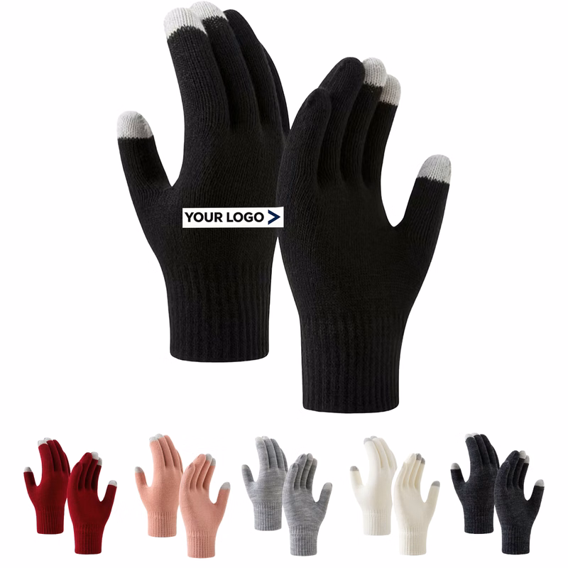 Promotional Touch Screen Knit Gloves Winter Smart Gaming Pro