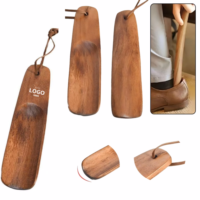 Mini Travel Wooden Shoe Wearing Spoon