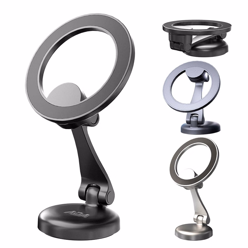 360 Degree Rotating Foldable Magnetic Car Phone Stand