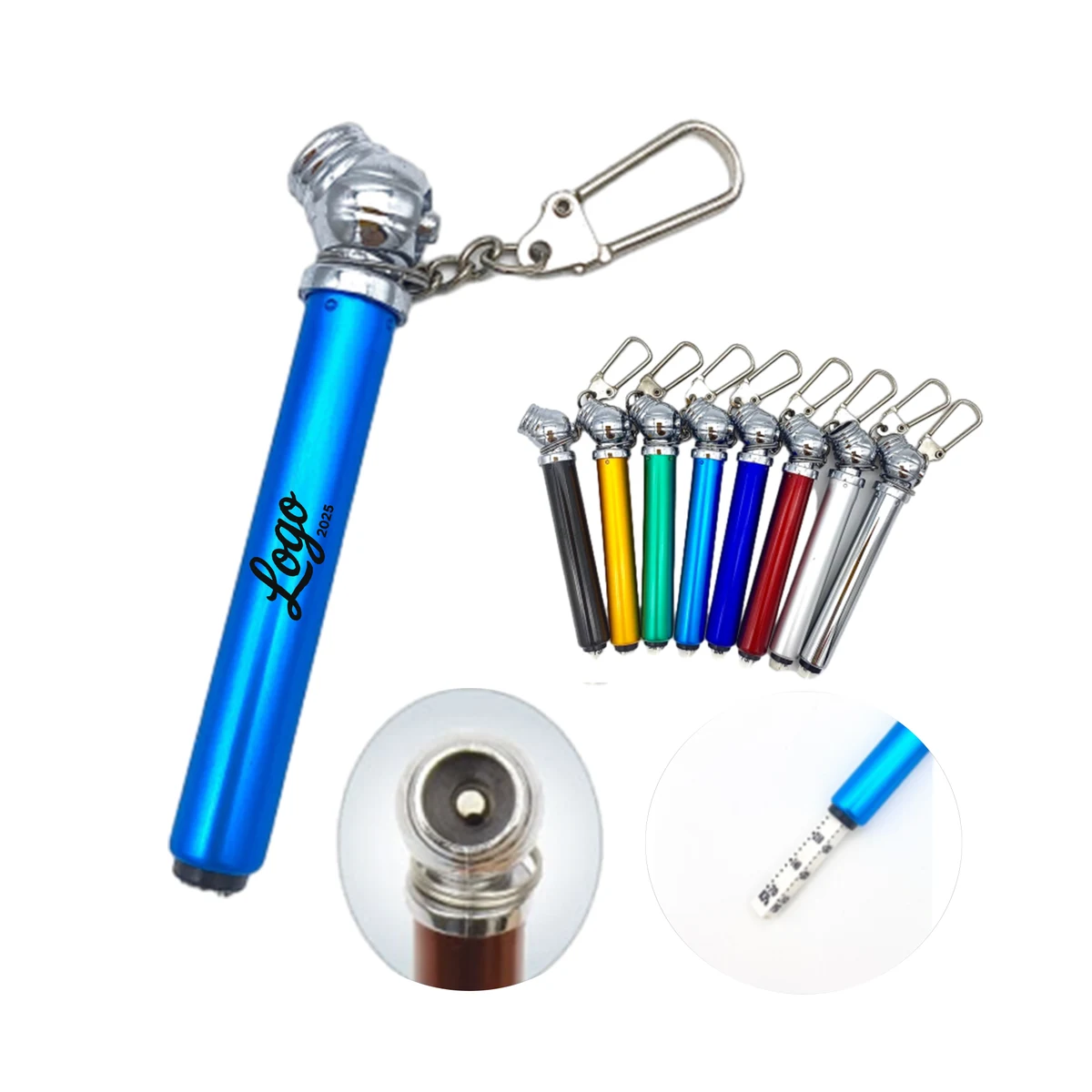 Portable Compact Multi-Color Tire Pressure Gauge Pen 1