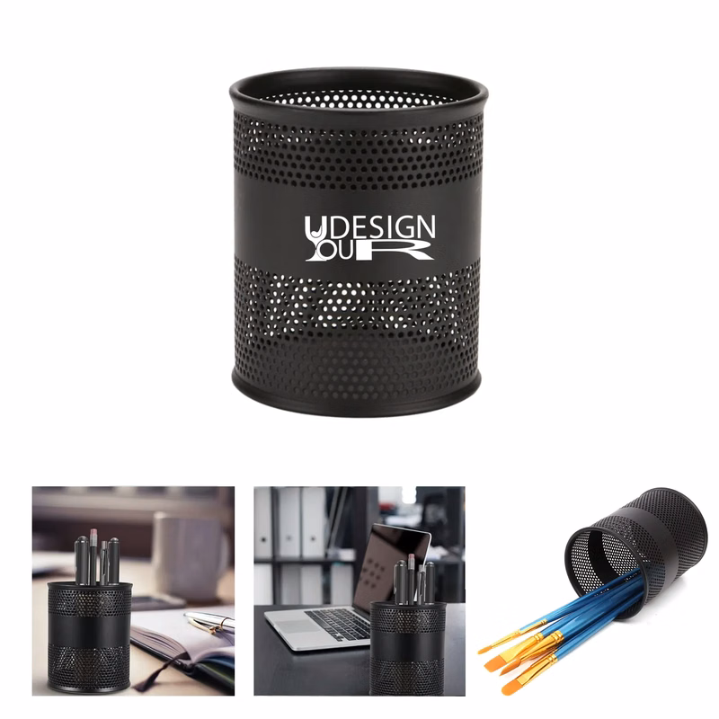 Metal Mesh Pen Holder