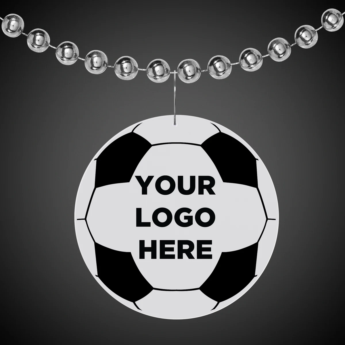 Soccer 2 1/2" Plastic badge Medallion(Digi Print) 1