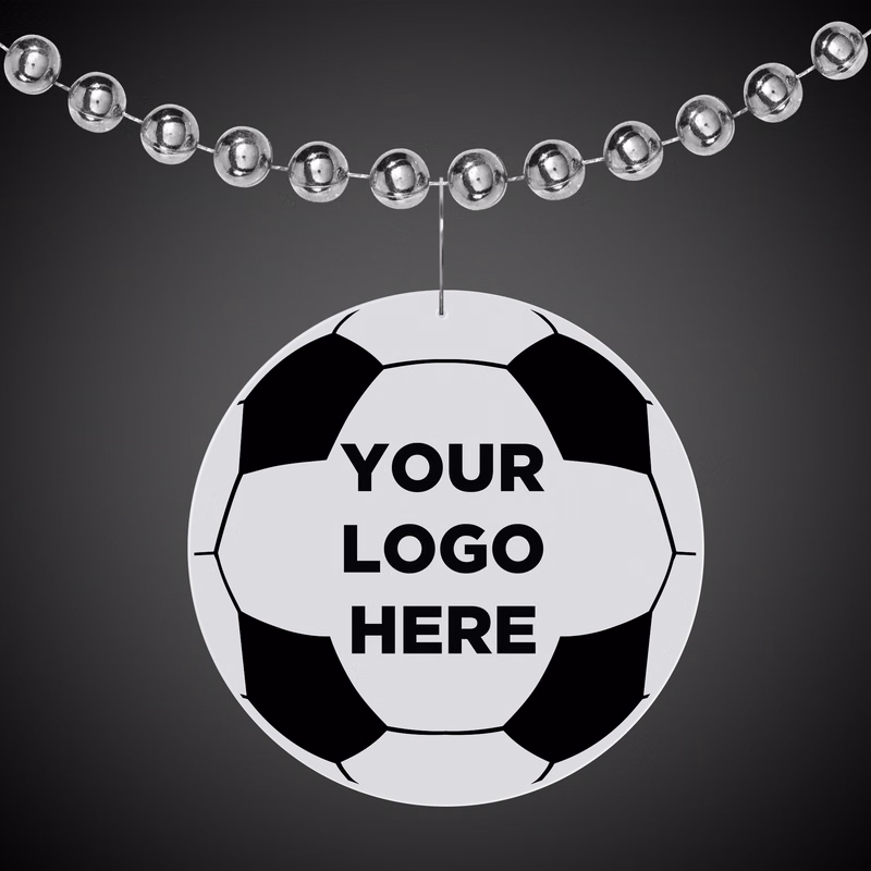 Soccer 2 1/2" Plastic badge Medallion(Digi Print)