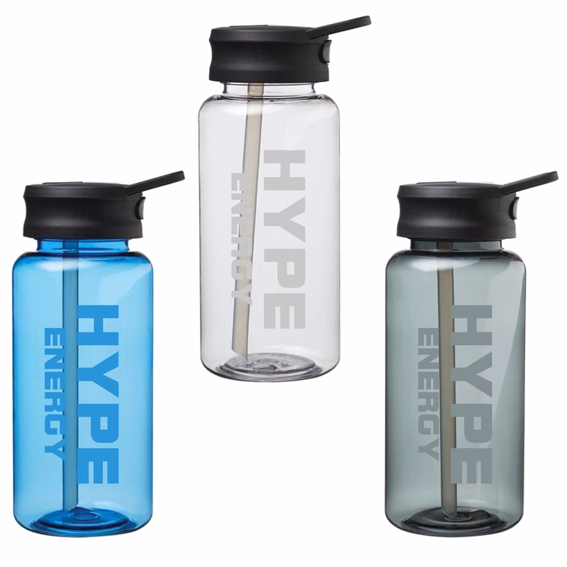 Sports Plastic Water Bottle - Spout Lid, 34 Oz.