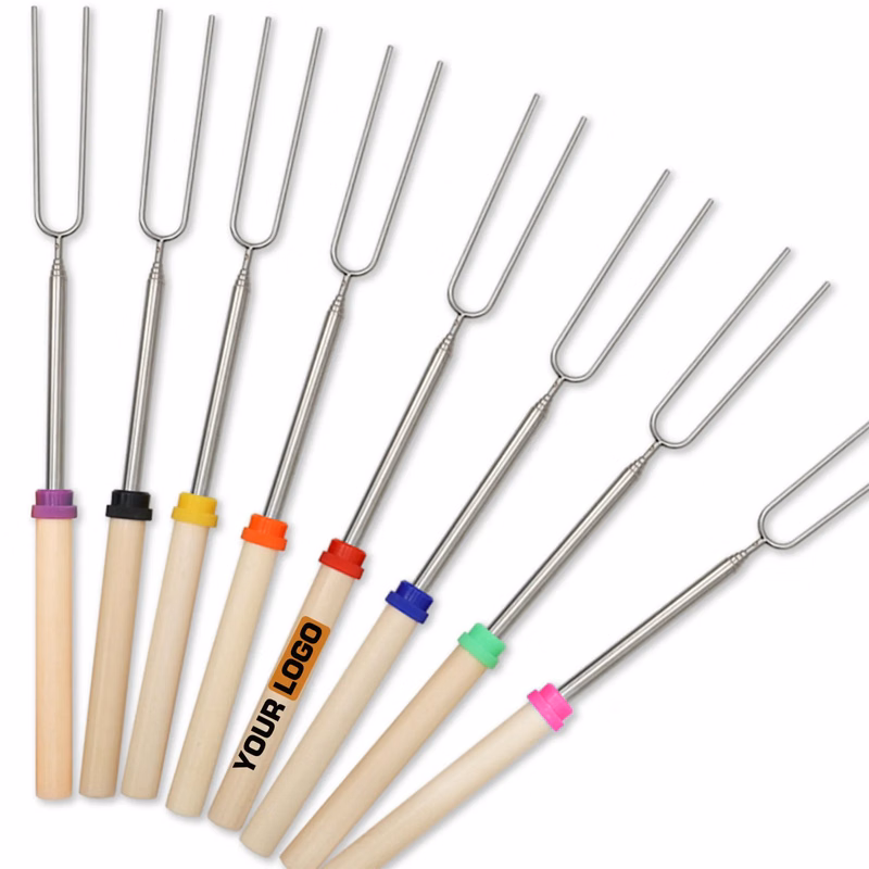 Retractable Barbecue Fork