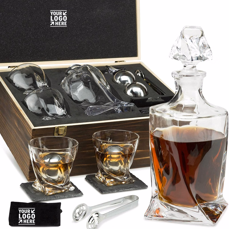 Whiskey Stones Gift Set for Men & Women