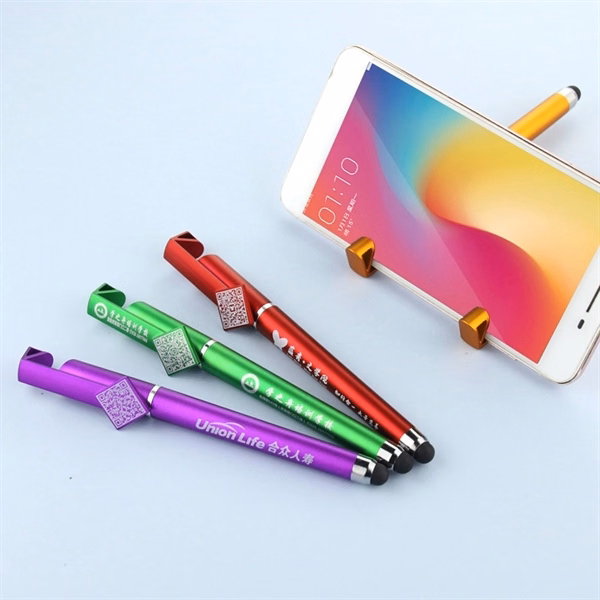 Custom Meteor Plastic Ballpoint Pen 5.47 inches with Chrome Accents — Stylus Writing