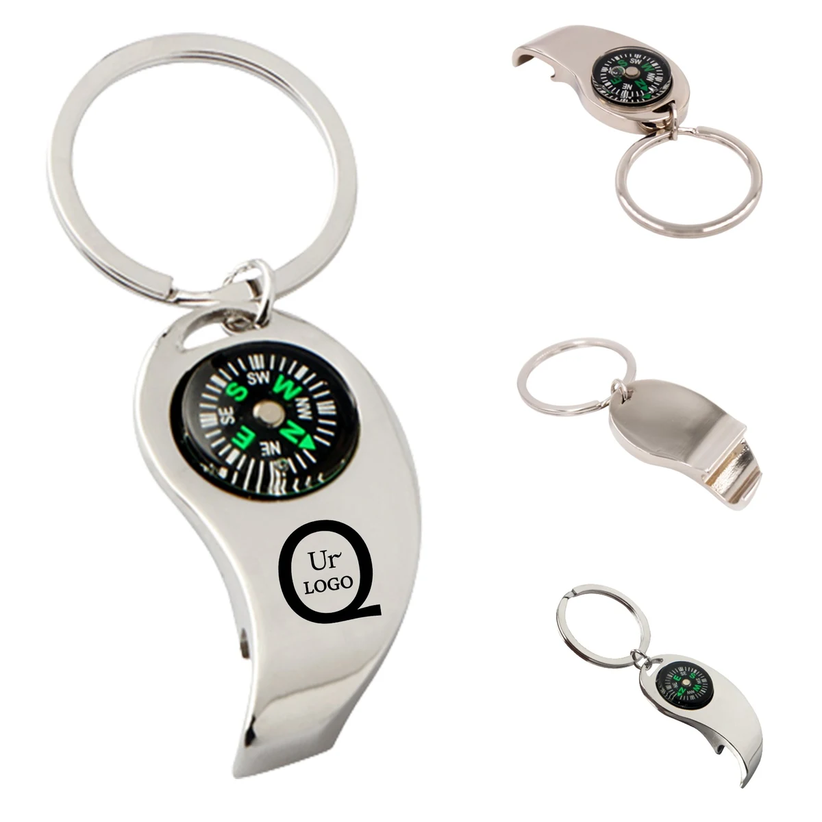 Compass Keychain Bottle Opener 1