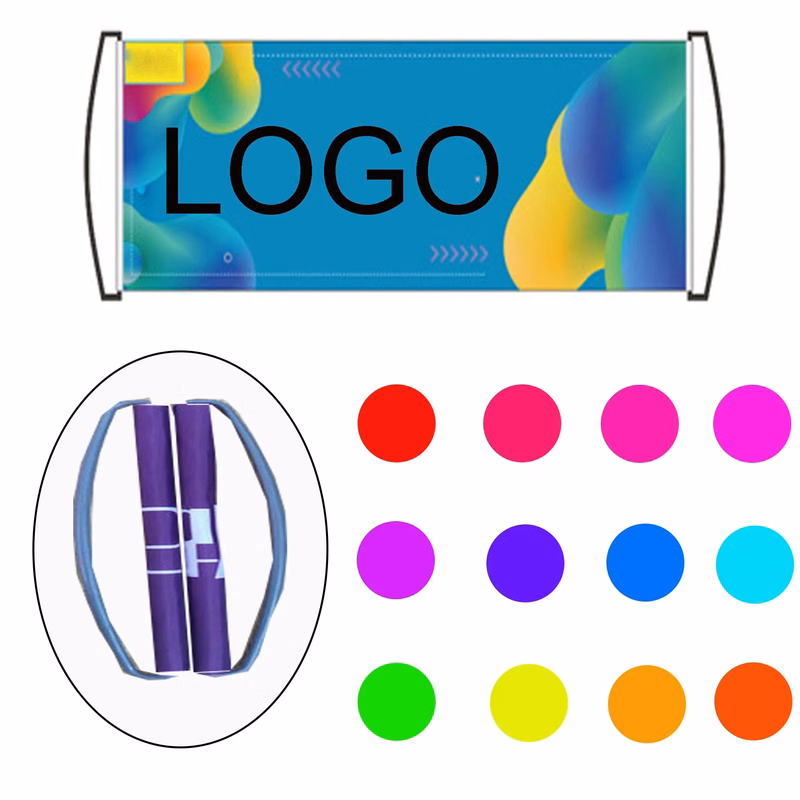 Full Color Spot Retractable Rolling Hand Banner