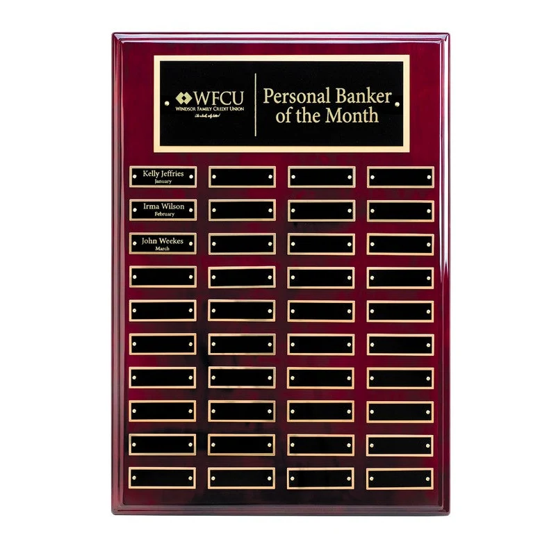 14 X 20 Rosewood Perpetual With 40 Plates 1