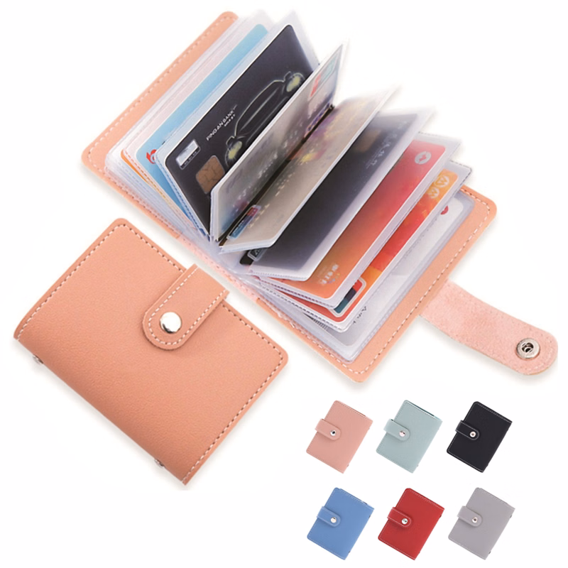 Solid Color Protective Card Holder