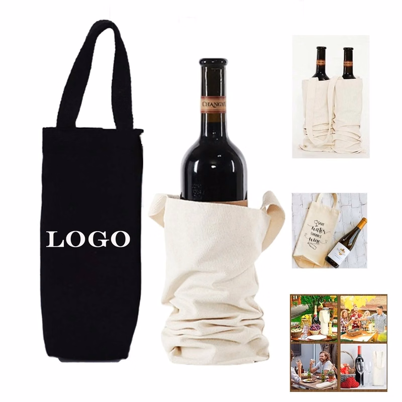 Single Bottle Wine Tote Bag Carrier