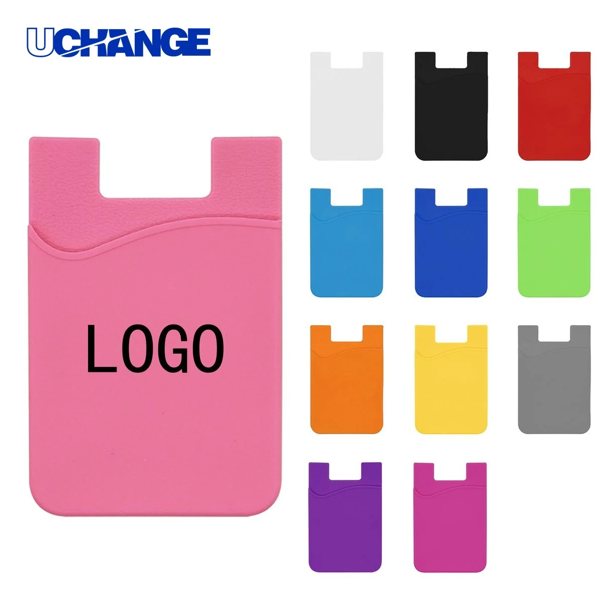 Silicone Mobile Phone Card Back Adhesive Holder 1