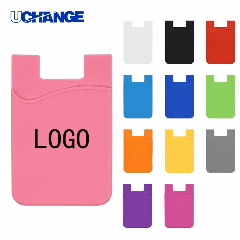 Silicone Mobile Phone Card Back Adhesive Holder